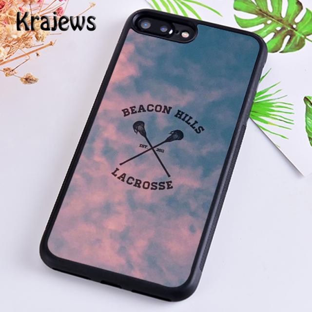 Krajews Beacon Hills Lacrosse Logo Teen Wolf Custodia Cover per Telefono Per iPhone 14 5 6s 7 8 plus XR XS 11 12 13 pro max Samsung S21 S22
