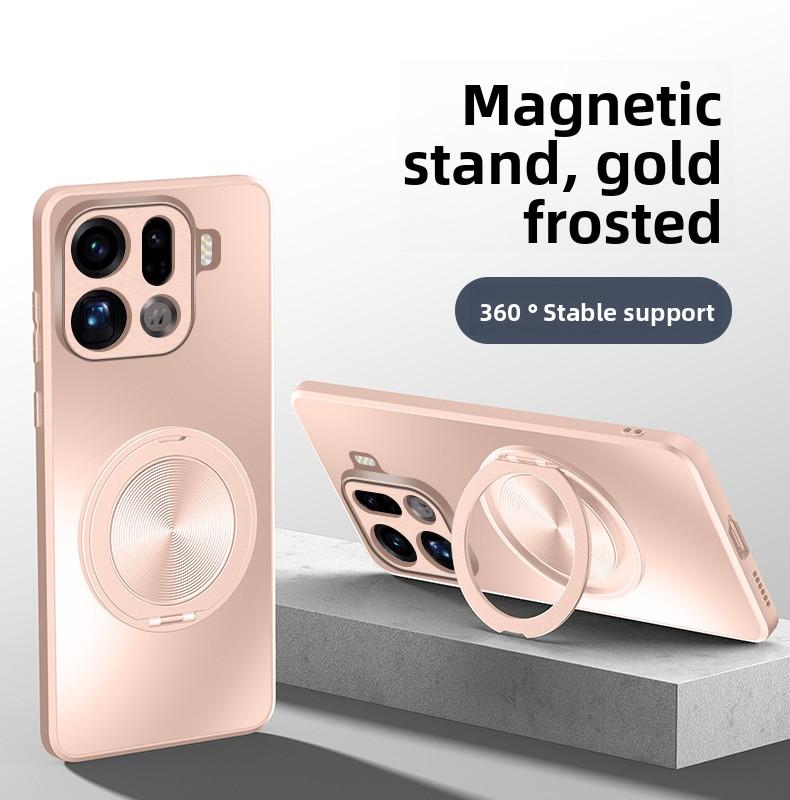 For OPPO Find X9 Pro Case Hard Matte With Ring Magnetic Protective Back Cover Case For Find X9 X8 Pro X8S+ X8Ultra Phone Shell