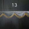 1M Detachable Curtain Ice Silk Swag for Wedding Party Stage Background Veil Home Curtain Decoration Cloth Wave Curtain Tassel