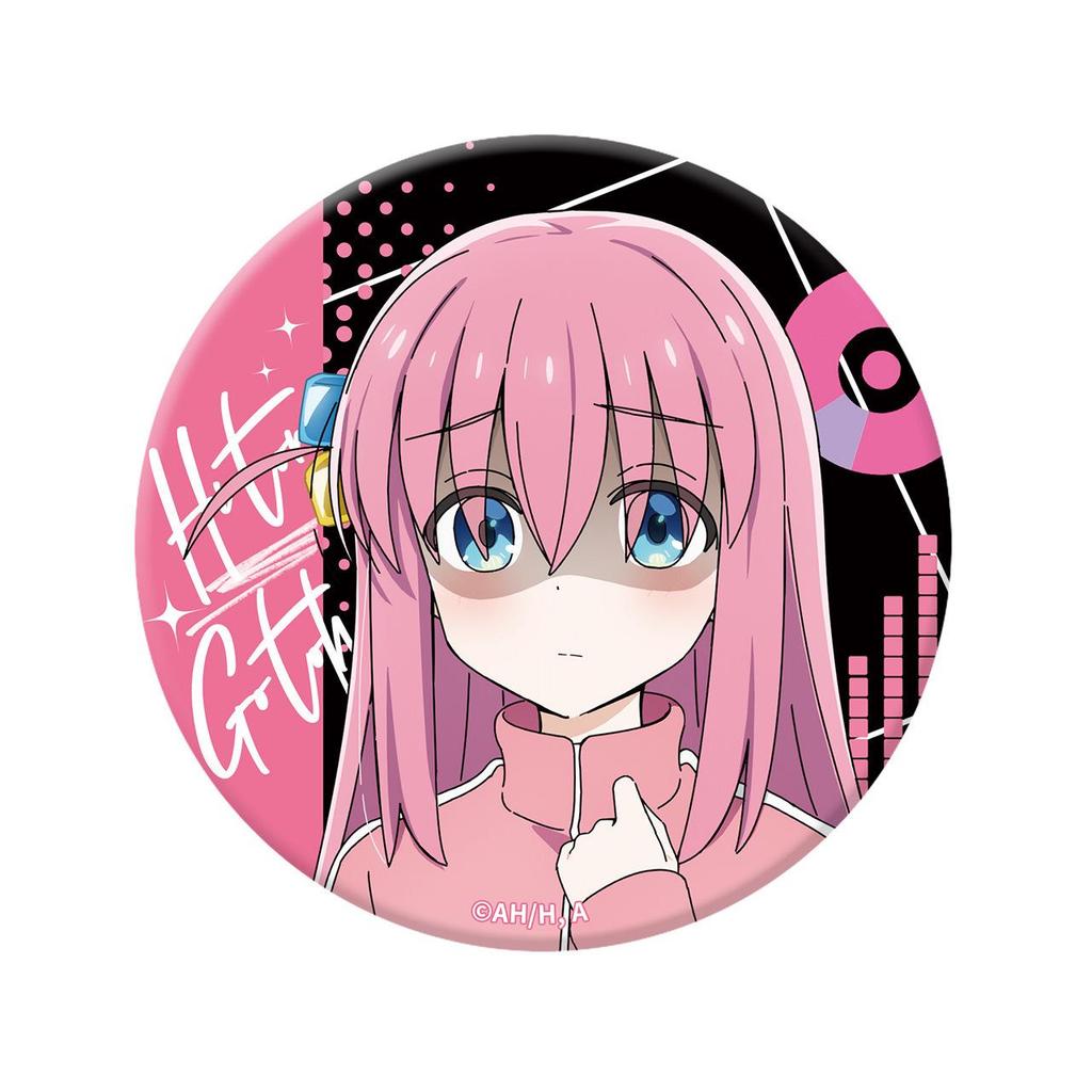 Genuine Bocchi the Rock Double Flash Magnetic Badge Magnet (Gotoh Hitori, Nijika, Yamada Ryo, Kita)