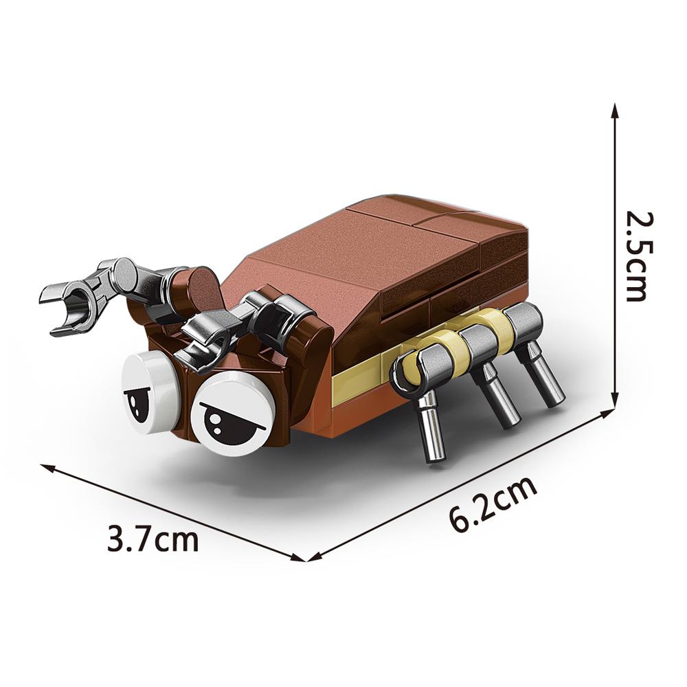 Insect World Animals Scorpion Mantis Ants Spider Birds Marine Animal Building Blocks Toys Desktop Ornaments Bricks Kids Gift