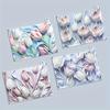 4pcs A4 Tulip 3D Document Bags - Durable PP Office File Organizer, Exam & Study Pouch,School Report Storage,Spring Festival gift