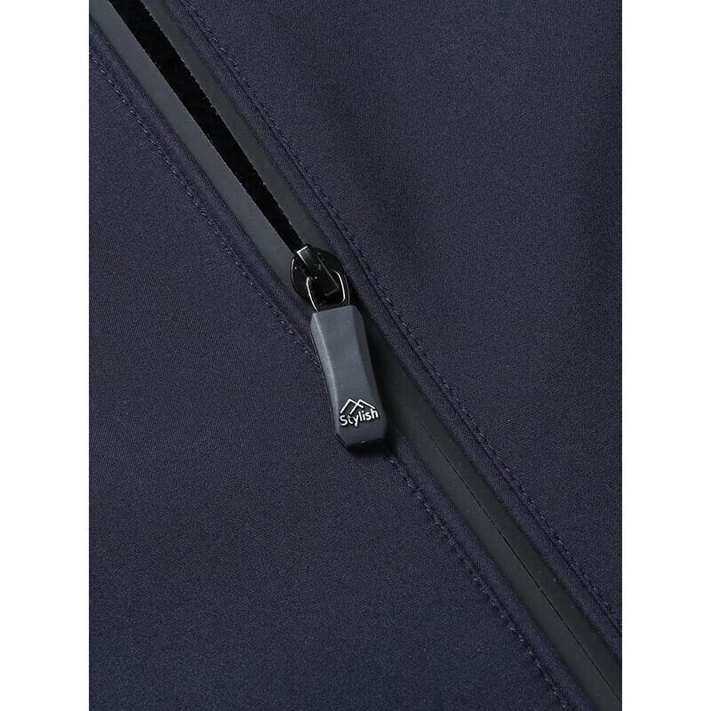 ROMON Men's Fleece-Lined Lapel Jacket