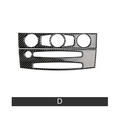 Carbon Fiber Interior Sticker Set for BMW E60 5 Series 2004-2010 Center Console AC Vent Trim