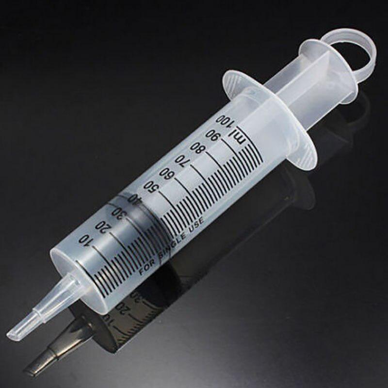 100ml /150ml Syringe Reusable Large Hydroponics Nutrient Sterile Health Measuring Injector Tools Dog Cat Feeding Accessories