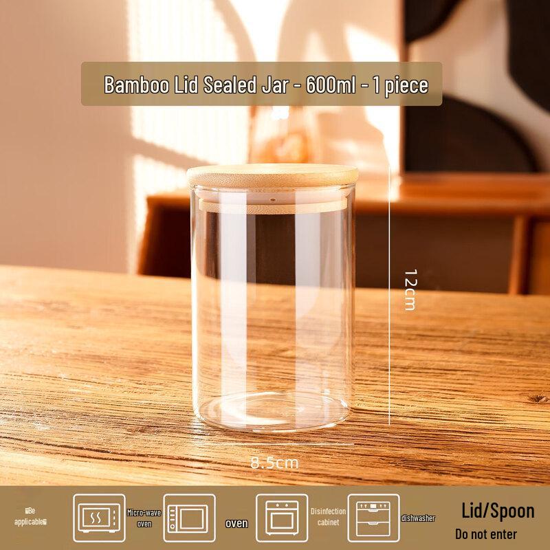 Food Grade Glass Sealed Storage Jar