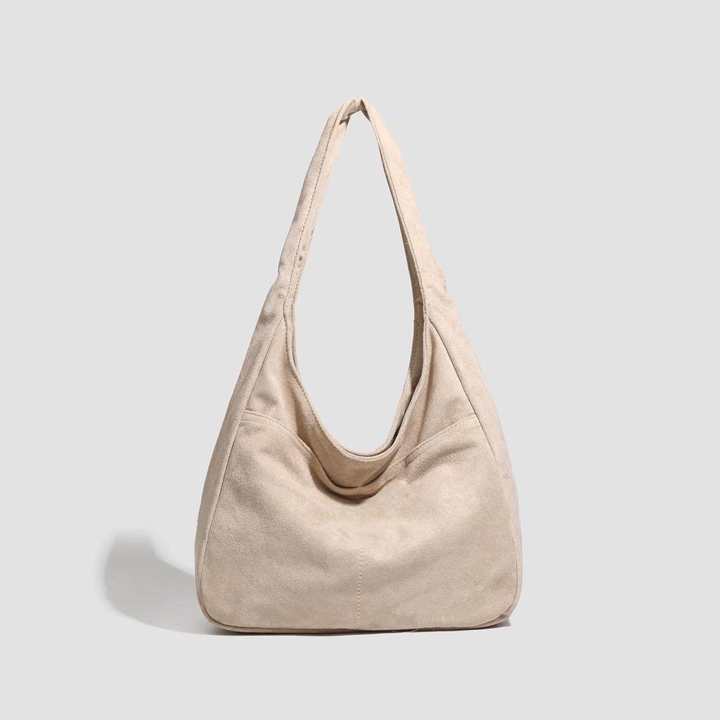 2025 Retro Women's Versatile Autumn/Winter Tote Bag - Lazy Style, Handheld or Shoulder