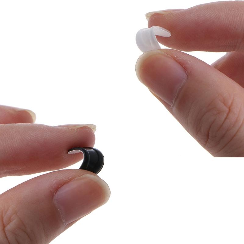 10 Pairs Adhesive Eye Glasses Nose Pads D Shape Stick On Anti-Slip Soft Silicone Adhesive Nose Pads Glasses Nose Pad Kit
