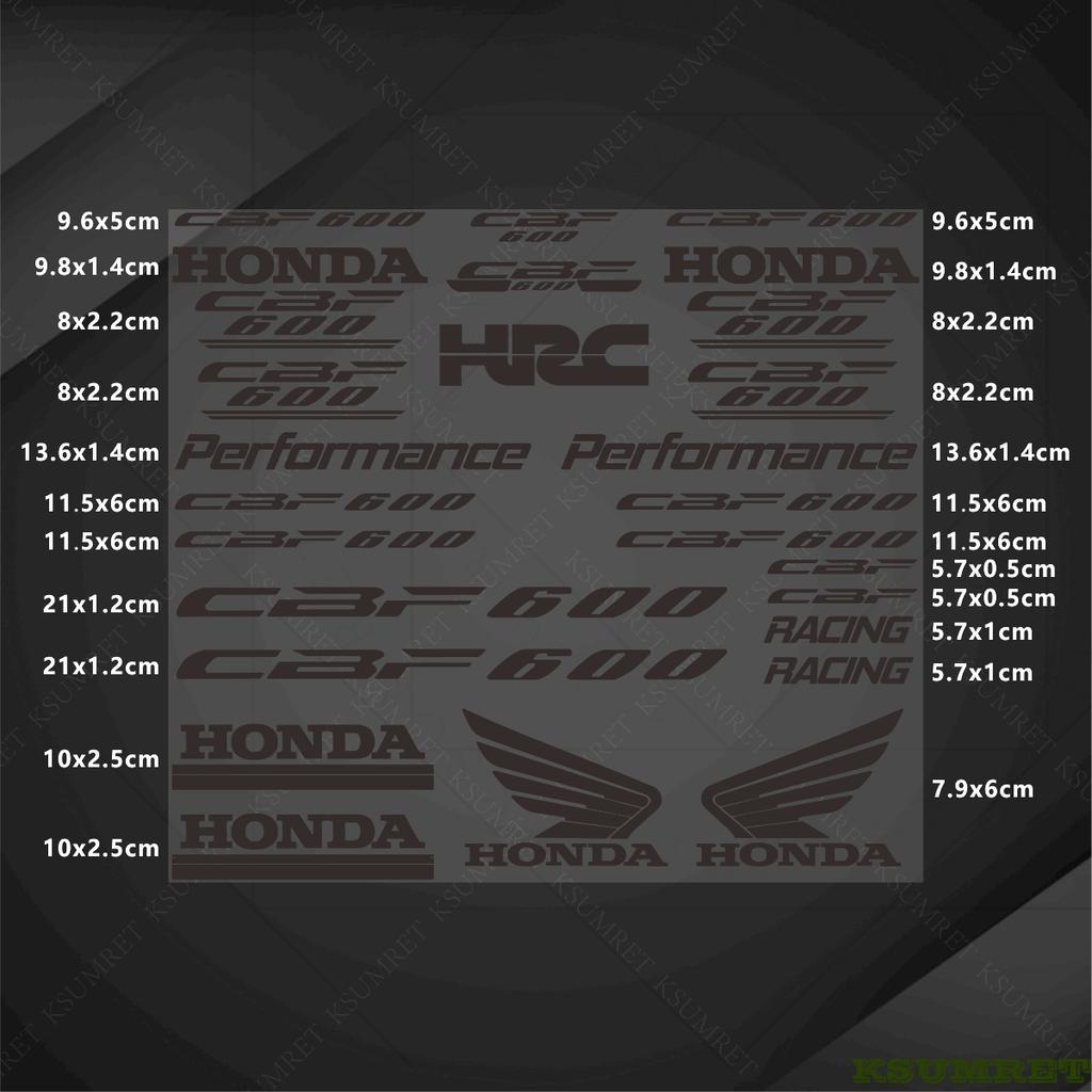 Pro Honda Motocyklové Samolepky CBF600 Logo Nálepka Vodotěsná KT9 dnvr5
