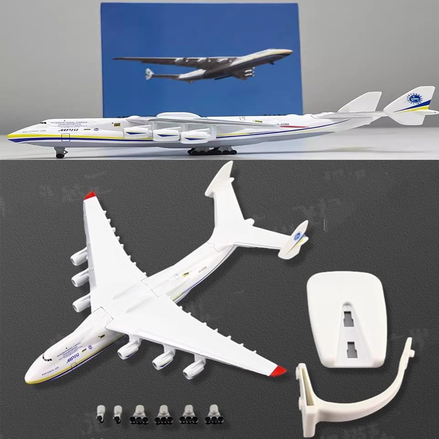 20cm Diecast Antonov An-225 Mriya Airplane Model 1/400 Scale Replica Alloy Material Collected Gift By Aviation