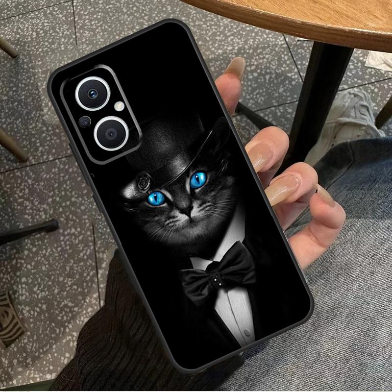 Man Suit Shirt Tie For OPPO Reno 11F 12F 13F 14F 8T 10 11 12 13 14 Pro 8 7 Lite OPPO Find X8 X6 X5 X9 Pro Case