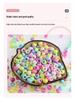 Spring Flower Buttons: Mixed Color Plastic Beads for DIY Jewelry and Clothing Accessories