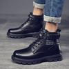 Martin boots men's autumn and winter men's shoes fashion men's boots Korean version high-top shoes platform casual leather shoes