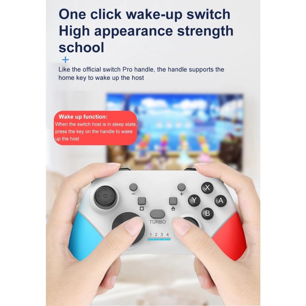 S01 Bluetooth-Compatible Game Controller Wireless Gamepad Met Motor 6-Axis Nintendo Switch Android Pc