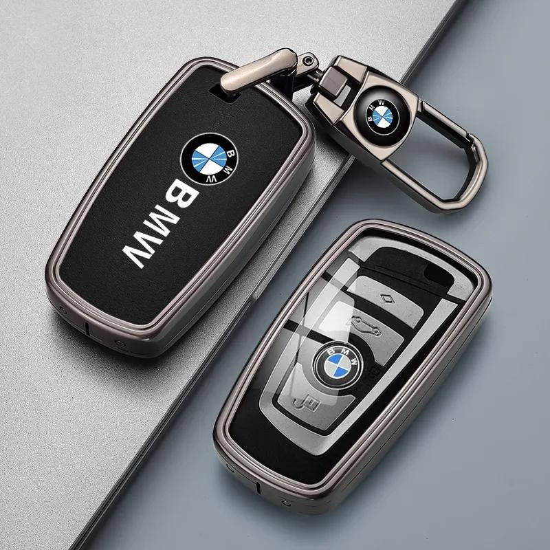 NEW Metal Car Key Case Cover Shell Fob For BMW i7 X7 G07 LCI iX I20 X1 U11 7 Series G70 G09 XM U06 G81 M3 2023 Protector Keyless yp2