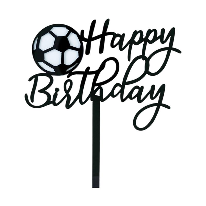 

Unique Soccer Cake Decorations For Boys With 10cm Size Perfect For Enhancing Party Themes And Visual Appeal