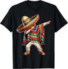 Mexikanischer Junge Dabbing Poncho Cinco de Mayo T-Shirt