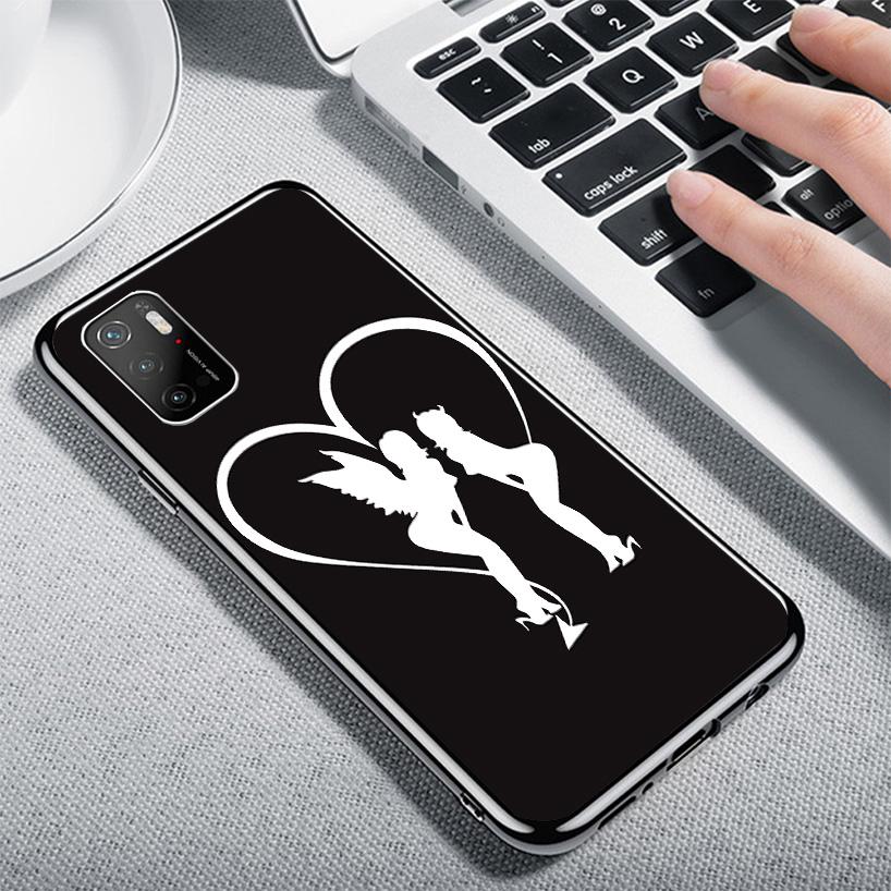 Angel Devil Sexy Girl Phone Case For Xiaomi Poco X7 X6 X5 Pro F7 Ultra Redmi 15C 15 13C 13 12C 12 10 10A 10C 9 9A 9C 9T Cover Po