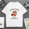 2025 Crayon Shin-chan Summer 100% Cotton Children's T-shirt Y2k Outdoor Casual Parent-child Top Street Adult Fashion T-shirt
