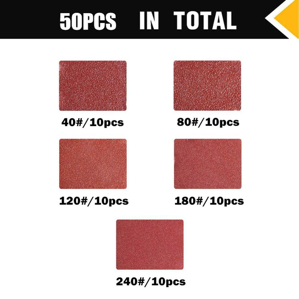 thumbnail image 2 of Mouse Sander Sandpaper 65 Pcs Sanding Pads, , Hook And Loop Sandpaper For Electric Sander, Detail Mouse Sander Pads 2 of 13