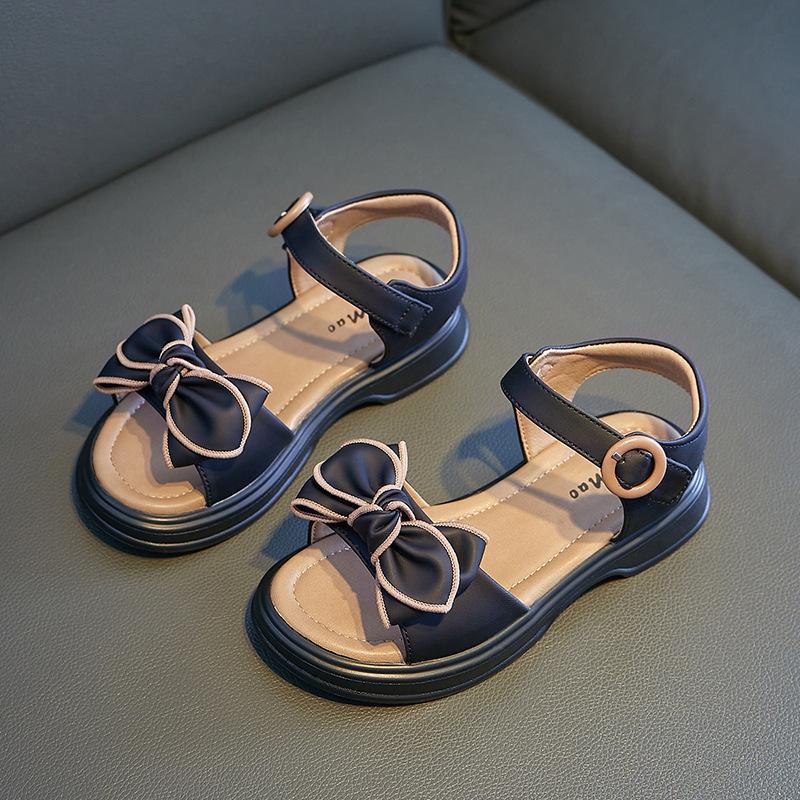 

Girls sandals 2025 new summer little girl princess shoes children soft sole non-slip fashion summer versatile Korean version 26-31 yards whole box shot 48 pairs