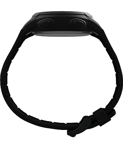 TIMEX Men's T100Sports Resin Mineral Glass Quartz Digital Watch, Black, TW5M58400 [Parallel Import]