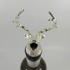 Kirsite Deer Head Bottle Stopper Decorative Deer Head Wine Stopper Stable Wine Pourer Add Charm To Parties