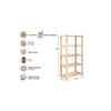 Lined Shelf Evolution 5 175x76.7x43cm Solid Pine Astigarraga