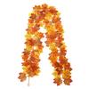 5.7Ft Fall Maple Leaf Garland Artificial Autumn Foliage Garland Harvest Hanging Vine