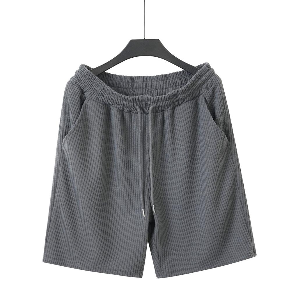 Mens Summer Jacquard Loose Casual Sports Beach Shorts