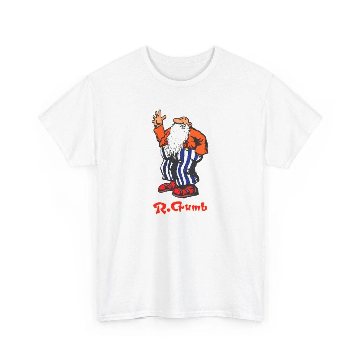 Men s and Women s T-shirts Mr. natural r. crumb comics white heavy cotton M