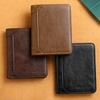 RFID Herren Geldbörse PU Leder Schlank Geldklammer Kurze Geldbörsen Dünn ID Kredit Geldbörse Kartenhalter Minimalistisch Herren Geldbeutel