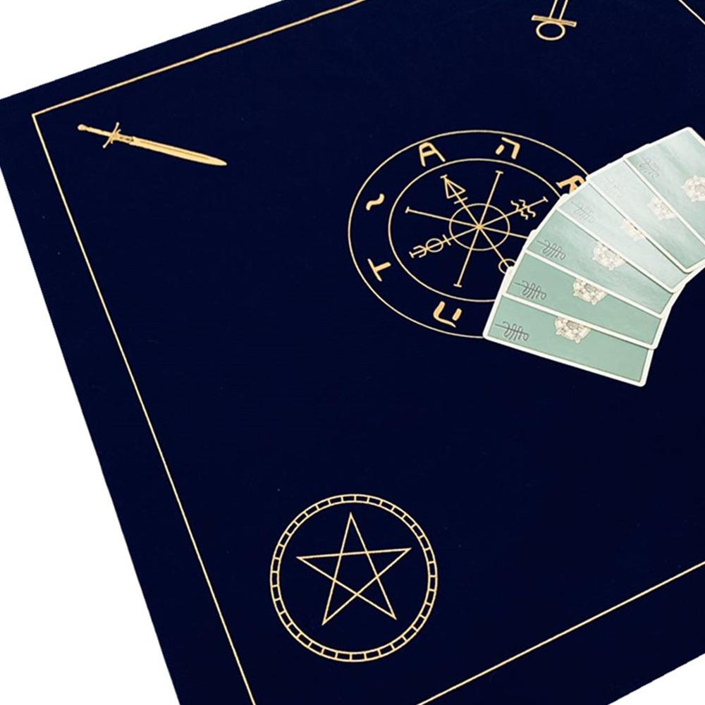 Podložka na tarotové karty Oltář Tarotové látky Tarotové ubrusy Sametová astrologie Tarot Tarot Věštění desková hra Tarotové karty Ubrus Oracle Card Pad