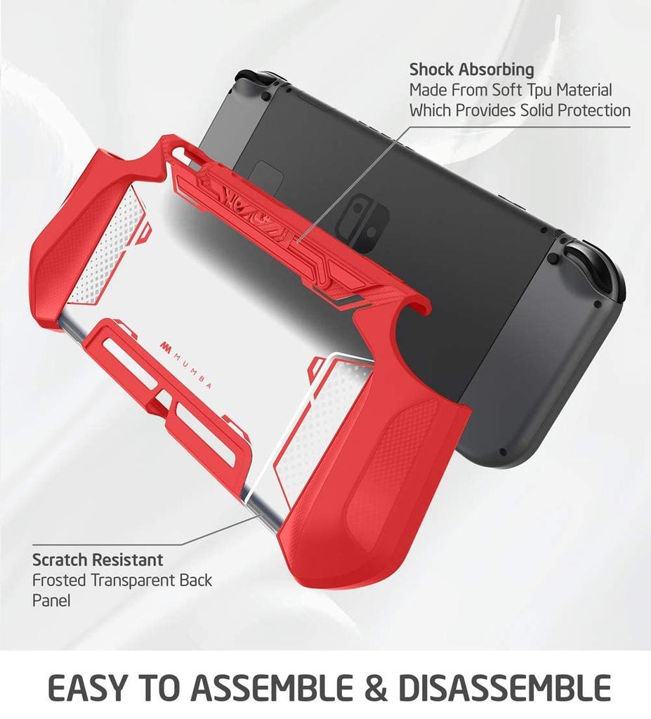 Mumba Nintendo Switch Case Ochranný kryt TPU Grip Dokovatelné příslušenství Kompatibilní s Nintendo Switch a ovladačem Nintendo Joy-Con [řada Blade]