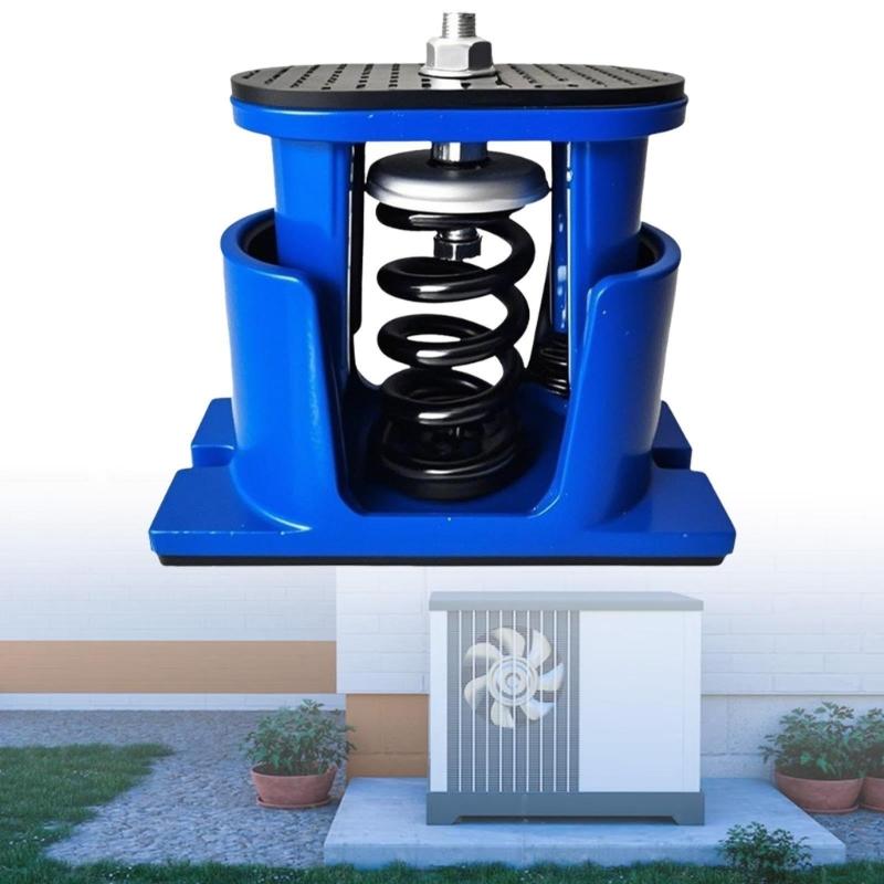 Ammortizzatore a Molla in Metallo Nero per Utensili Elettrici Riduce le Vibrazioni Minimizza l'Affaticamento Migliora il Comfort Durante l'Uso Prolungato