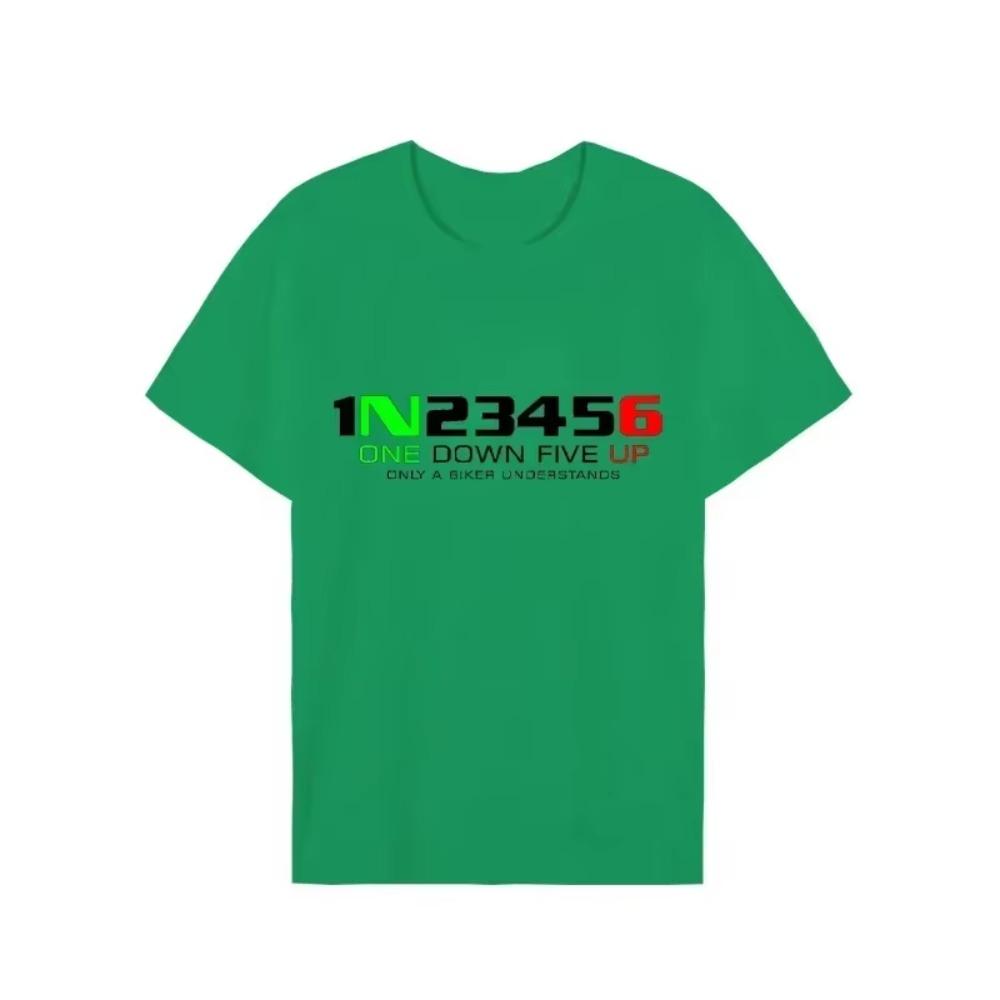 Móda Biker 1n23456 Motocyklové tričko Pánské Tričko Závodní Tričko Krátký Rukáv Tričko BIKER Auto Moto Rychlost Tričko Trička pro Muže