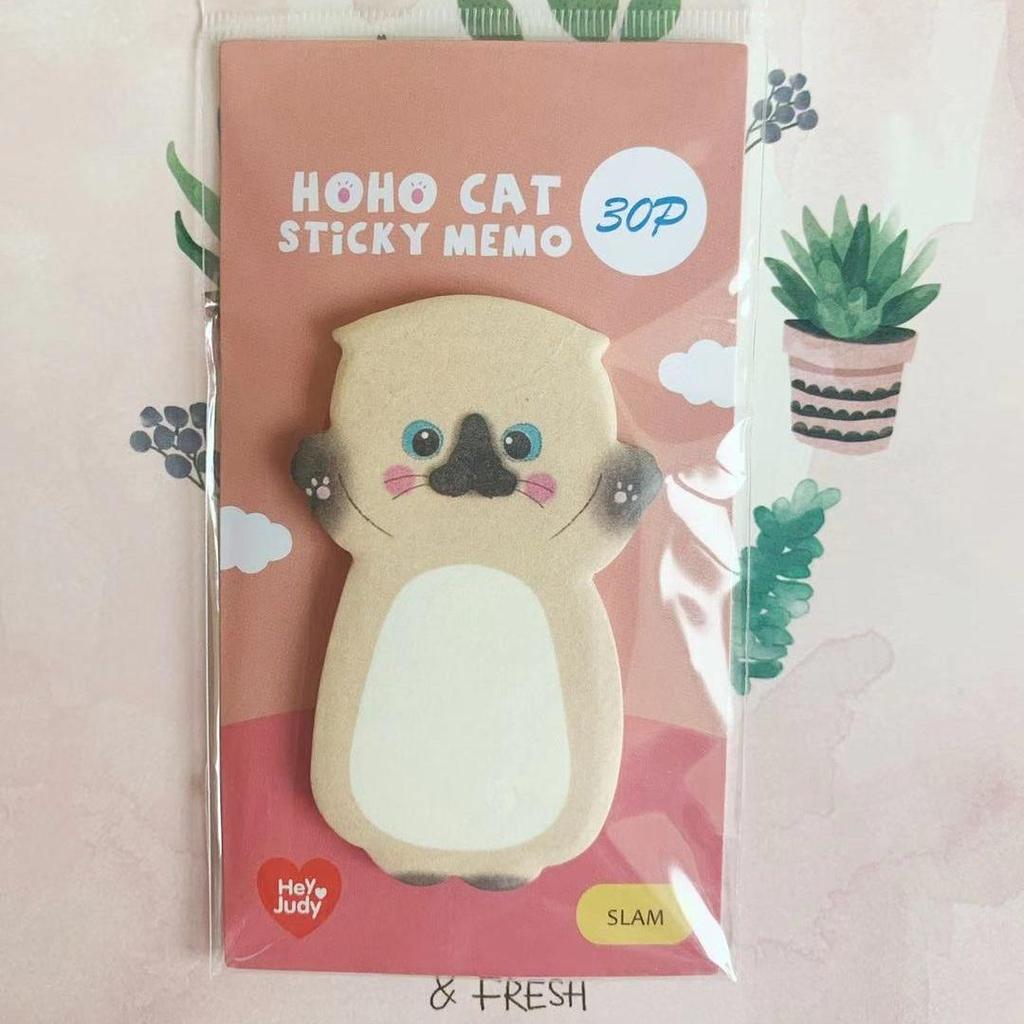 Buy 1pcs Cute Cat Memo Pad 30 Sheets Cartoon Exotic Kitties Sticky Notes Planner Diary Stickers