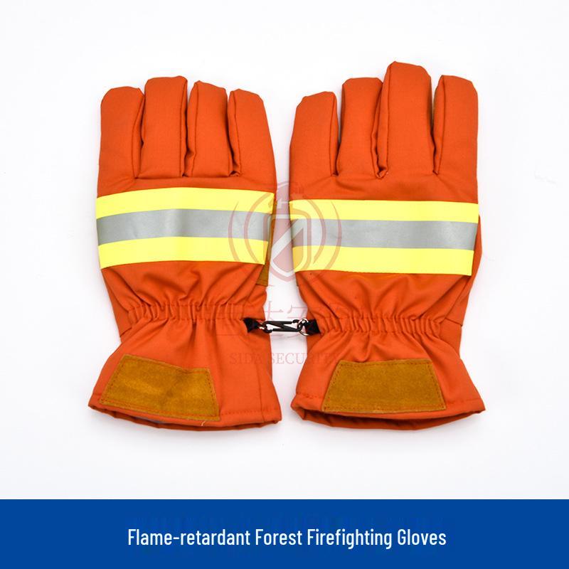 Fireproof Long Sleeve Forest Ranger Gloves - Waterproof, Flame Retardant, Heat Insulating Protective Gear