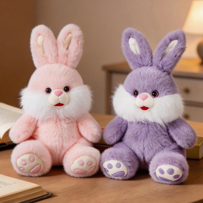Hot Cute High Quality Cute Rabbit Plush Toys Soft Stuffed Cartoon Animal Doll Kawaii Sitting Rabbit Toy Pillow For Birthday Gift