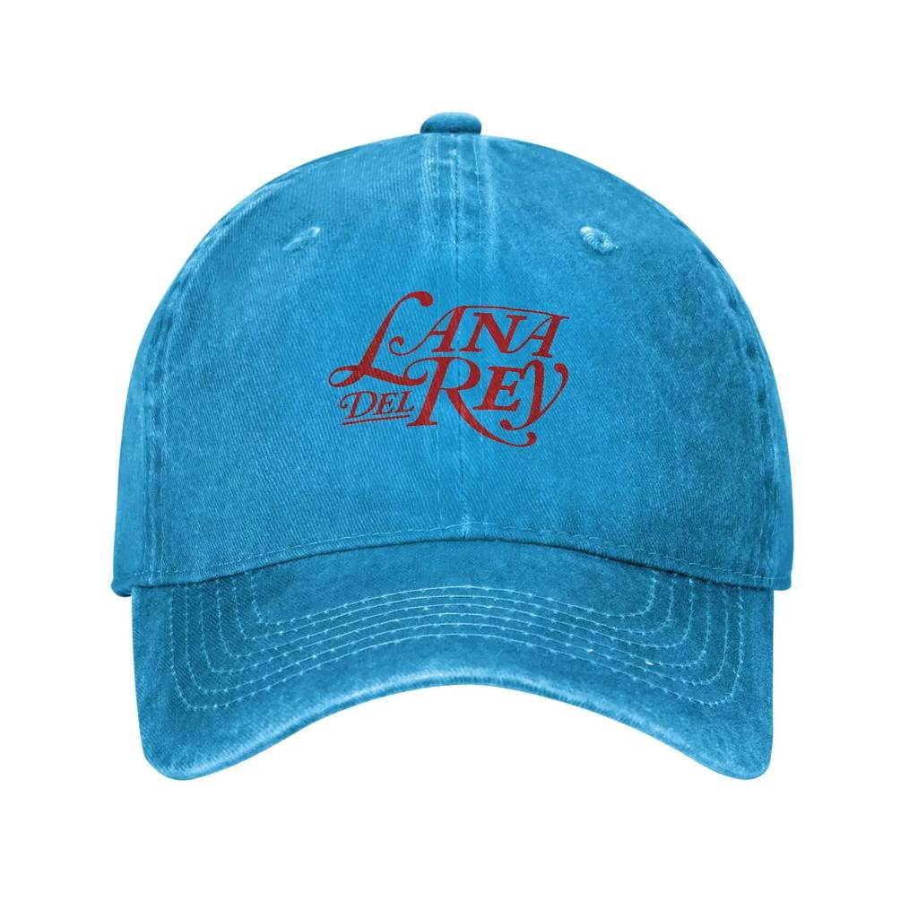 Lana Del Rey Washed Baseball Cap Vintage Sun Trucker Hat Summer Unisex-Teens Running Hippie Snapback Cap