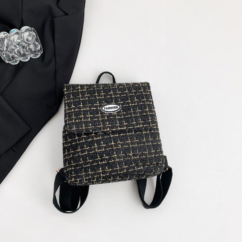 Stylish Large Capacity Casual Student Backpack In Black Beige Pink And Red For Girls чёрный