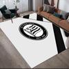 SK Sturm Graz Flannel Pattern Square Carpet,Area Rug,Carpet Rug for Living Room Bedroom Sofa Playroom Decor,Non-slip Floor Mat