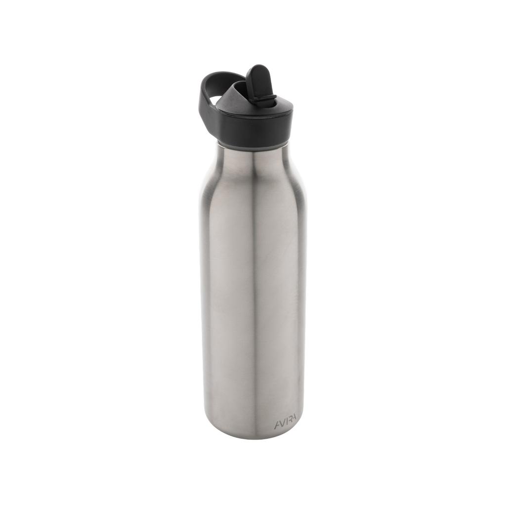 Avira Ara Flip Top Recycled Stainless Steel 500ml Water Bottle