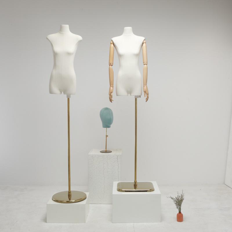Korean Style Female Mannequin with Flat Chest for Clothing Display