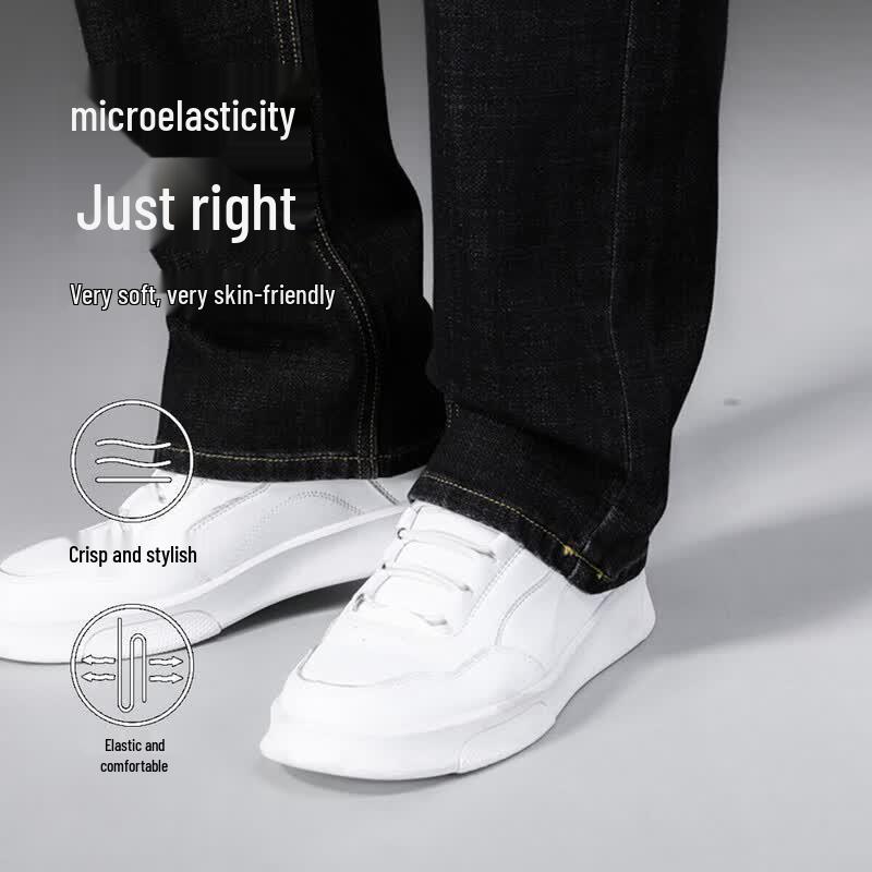 JEANSWEST Men's Straight-Leg Loose Fit Jeans