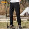 Jeep Men's High-Elastic Straight-Fit Casual Pants