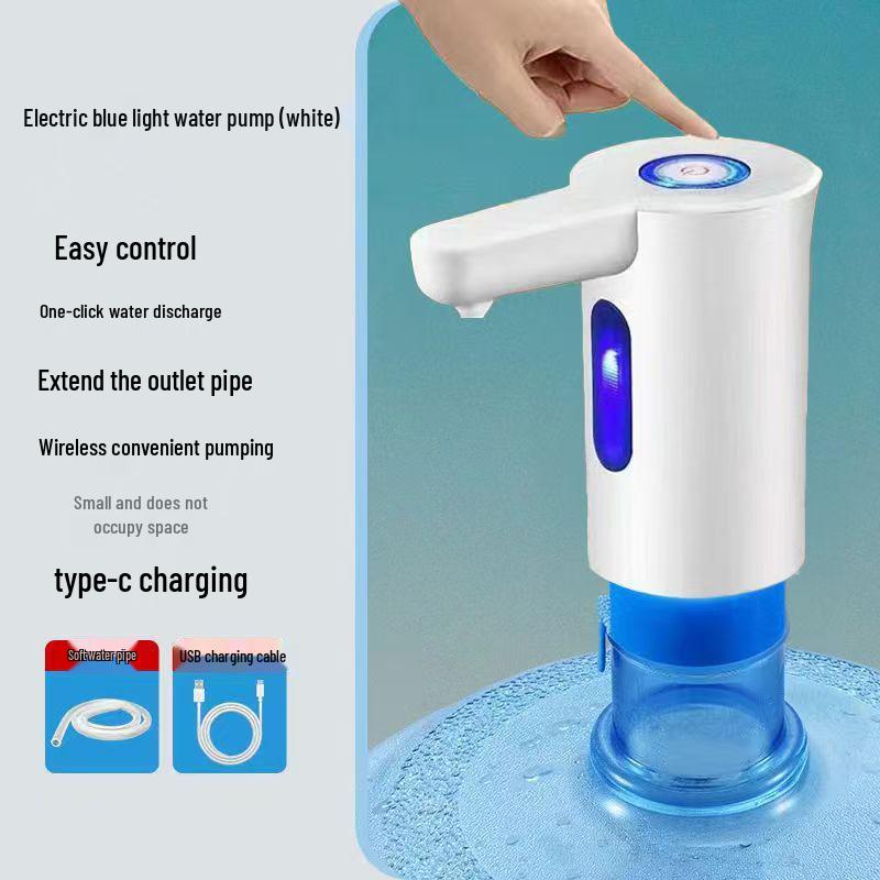 Electric Folding Water Dispenser: Automatic Rechargeable Hand Pump for Bottled Water