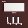 Paint-Free Floating Wall Shelf: Wooden Wall-Mounted Bookshelf and Storage Plank