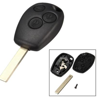 2 X Key Shell 3 Button Plip Remote Key Remote Control For Renault