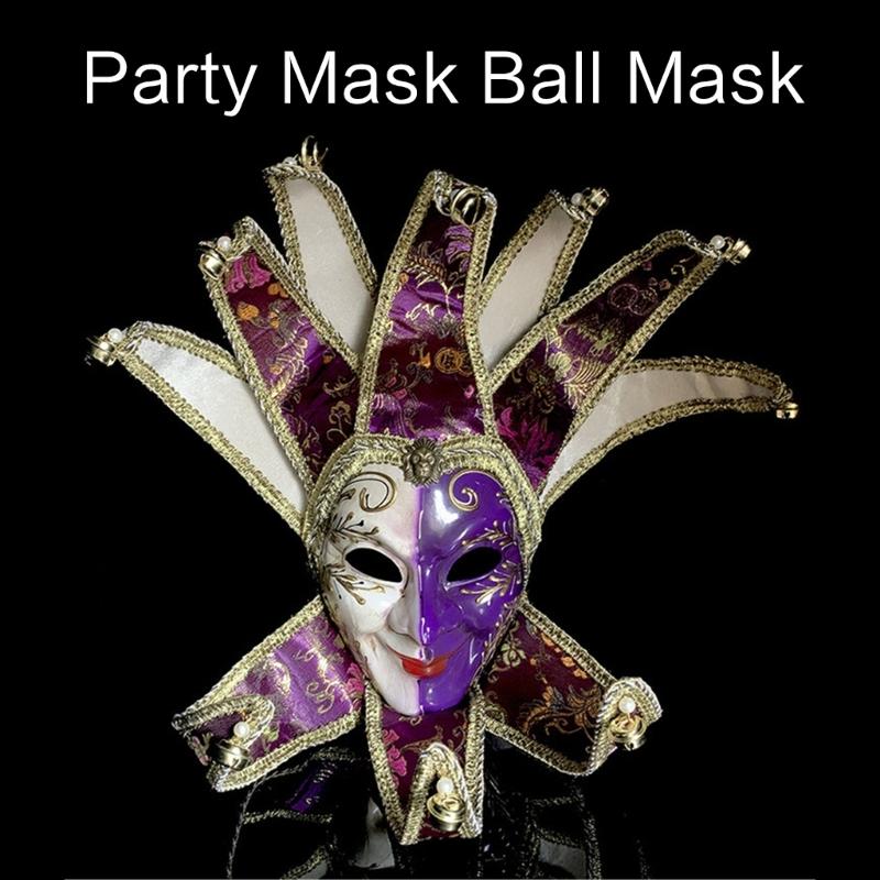 Masquerade Mask Halloween Full Face Mask Masquerade Full Face Mask Costume Accsessory for Halloween Carnivals Party